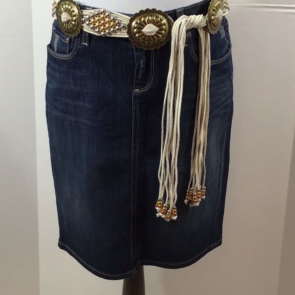 Paige denim pencil skirt